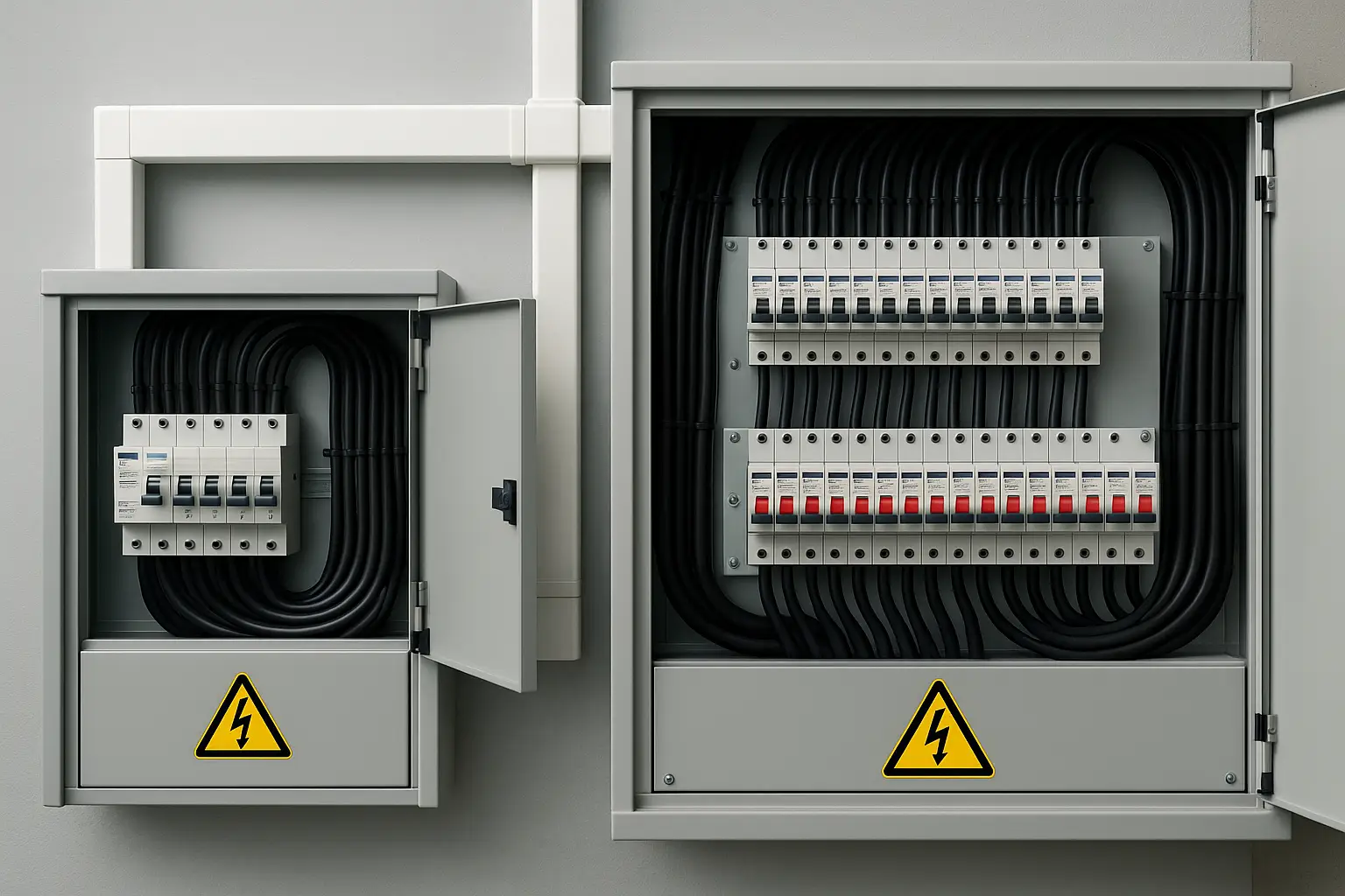 Consumer units and distribution boards