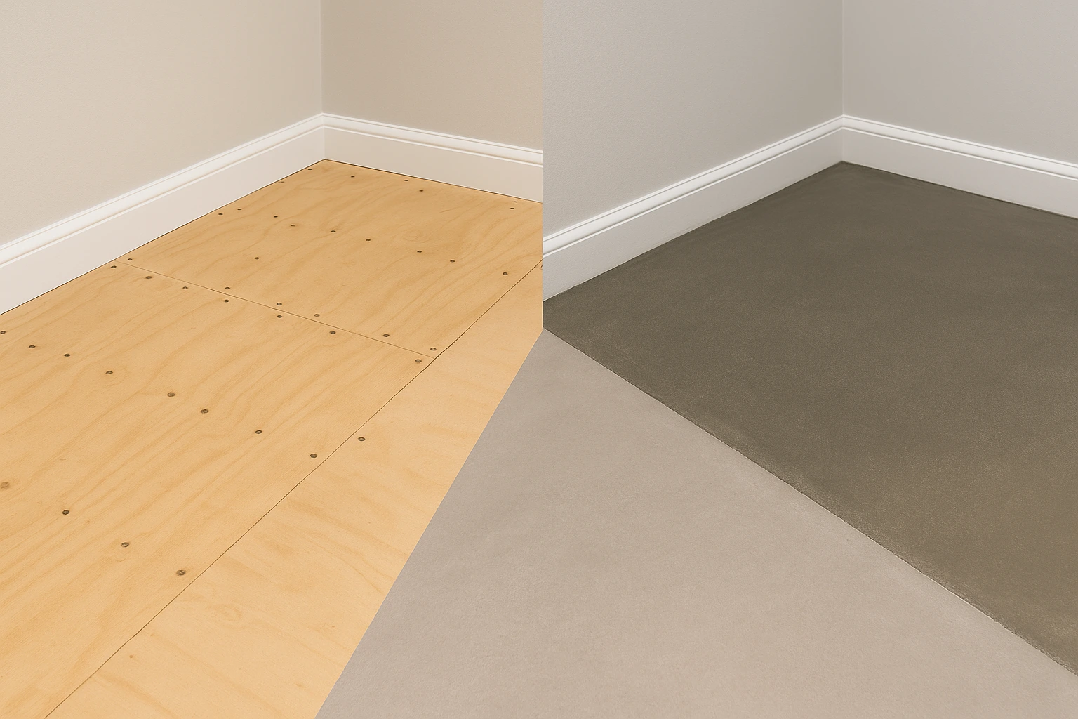 Floor preparation and screeding