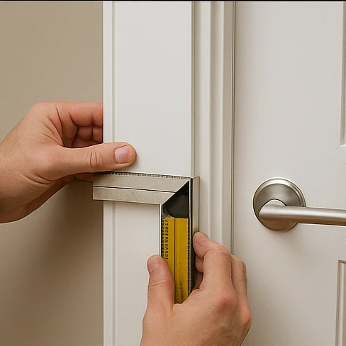 Architraves supplied and installed to door sets