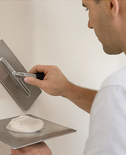 Plasterboard, tape and joint, and skimming finishes