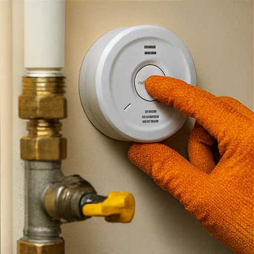 CO alarm installation and testing in Manchester by Fortress Utilities