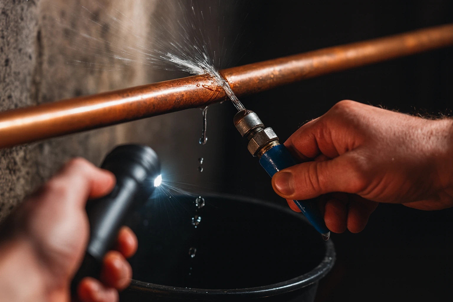 Burst pipe response and isolation