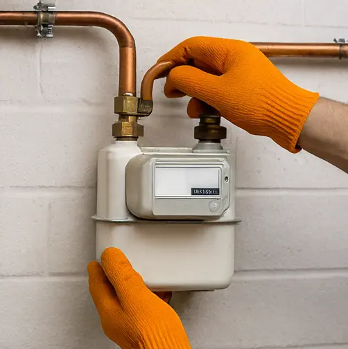 Gas pipework reroutes and meter moves by Fortress Utilities
