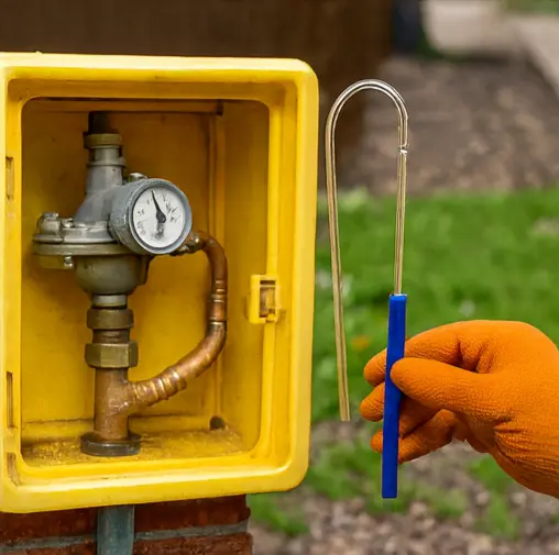 Gas regulators and governors installed and set by Fortress Utilities
