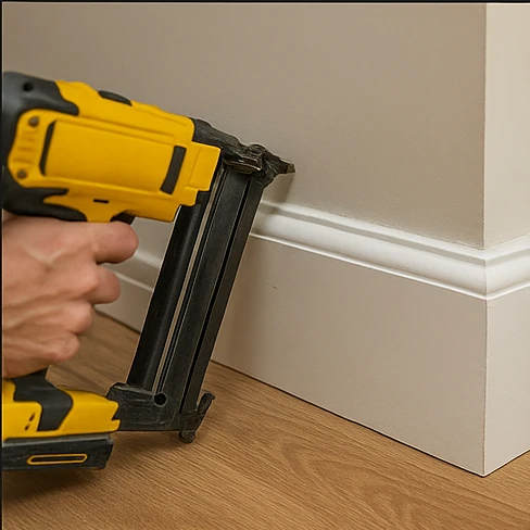 Skirting boards supplied and fitted