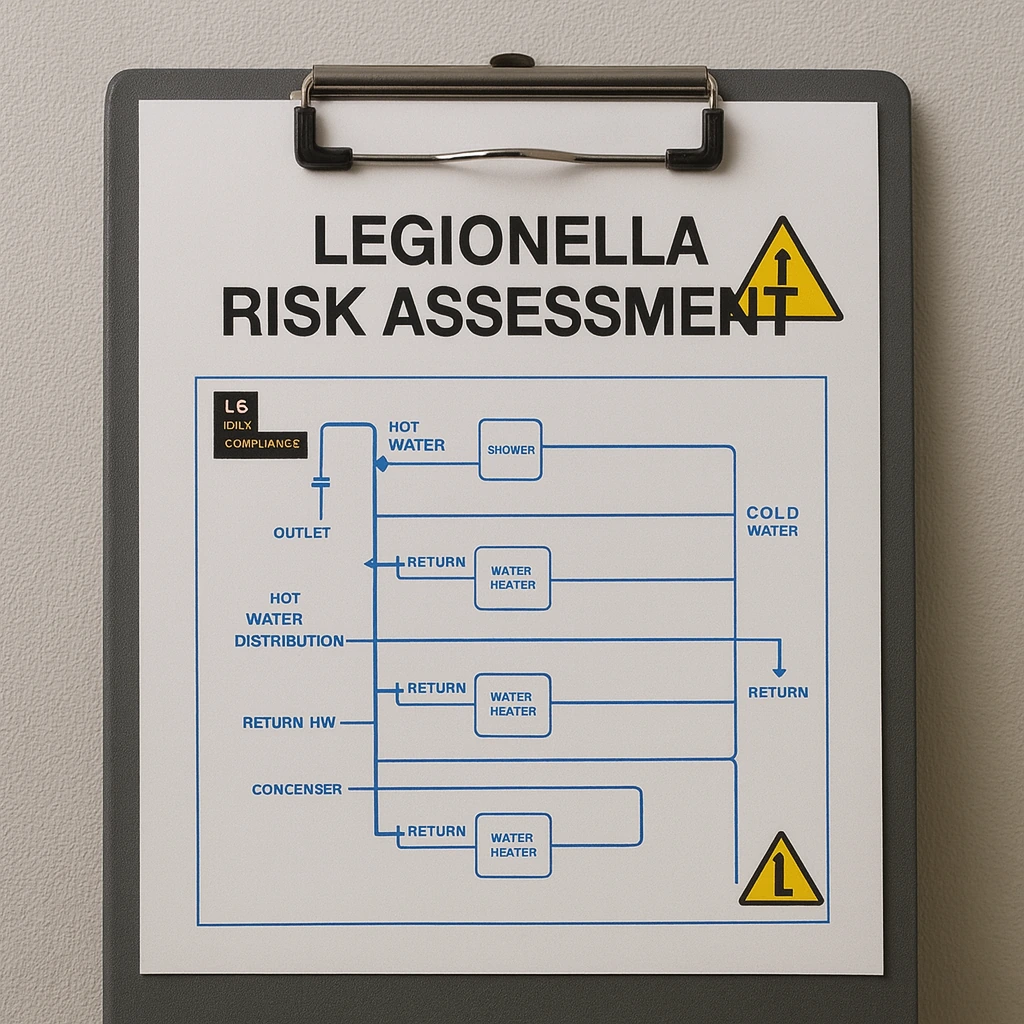 Legionella risk assessment and schematics